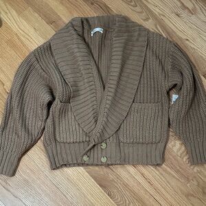 Anthropologie Brown Cardigan